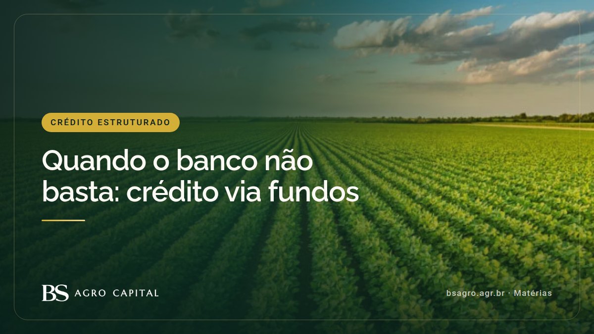 Capa da matéria: Crédito estruturado via fundos: quando o crédito bancário não basta